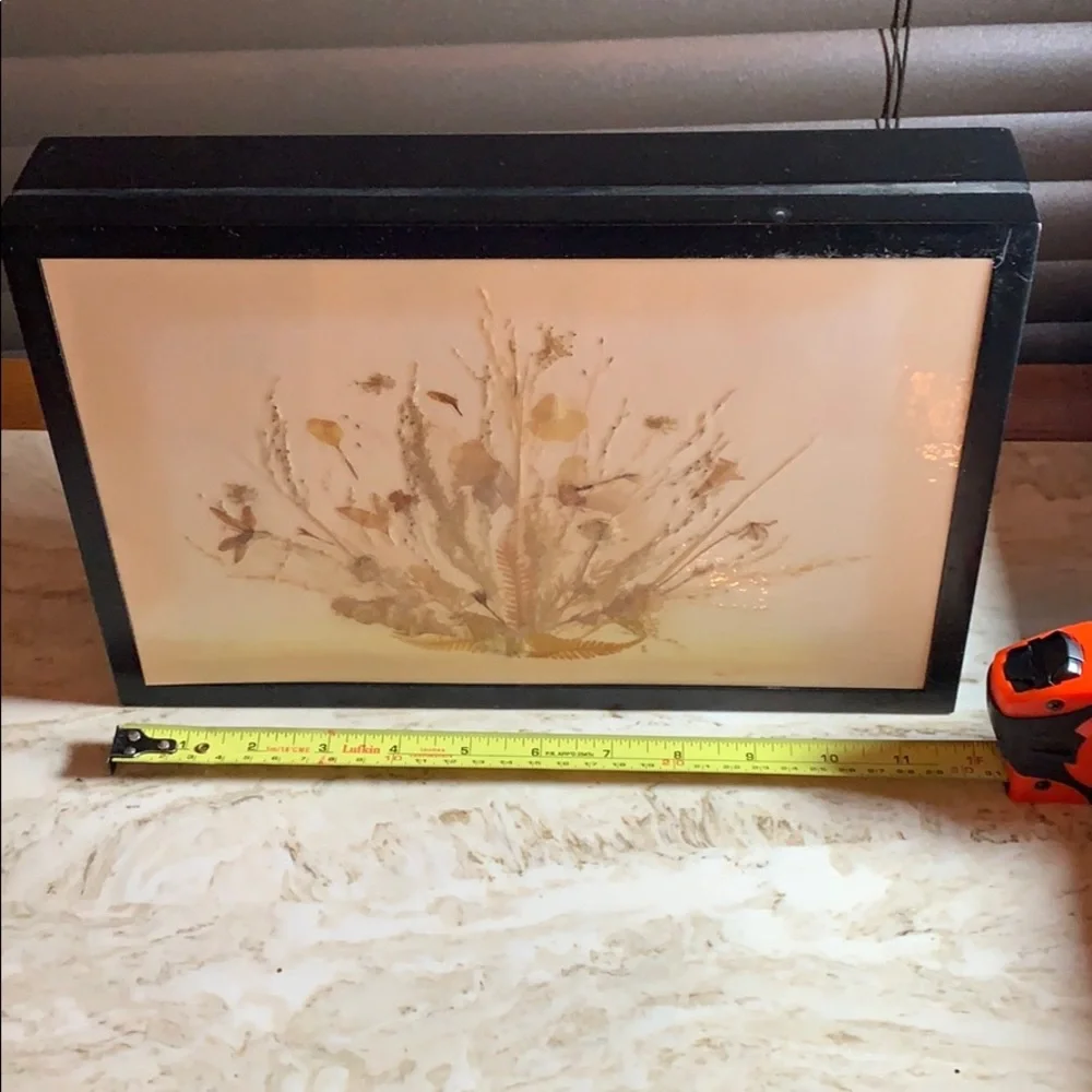 Vintage Handmade Jewelry Box Wood & Glazed Nature
